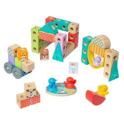 Melissa & Doug Blockables, Town, 73 Pieces 2152092