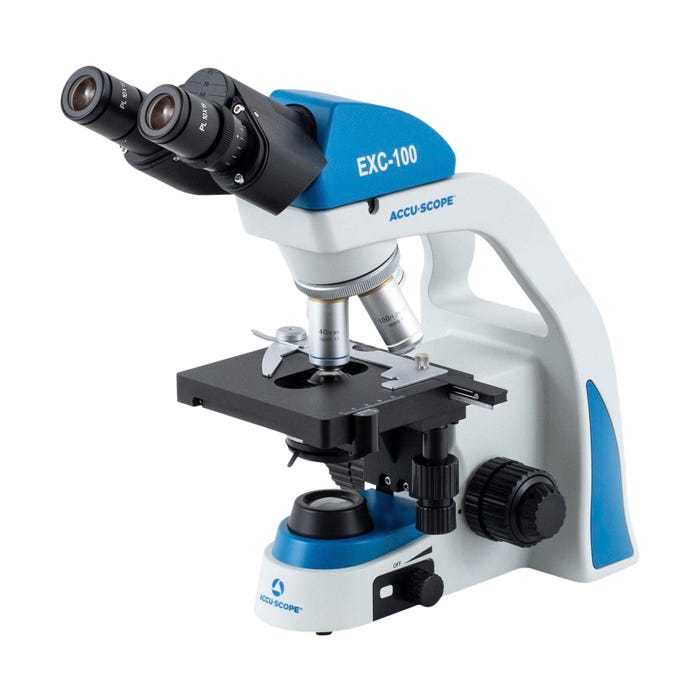 Accu-Scope EXC-100 Compound Binocular Brightfield/Darkfield Microscope