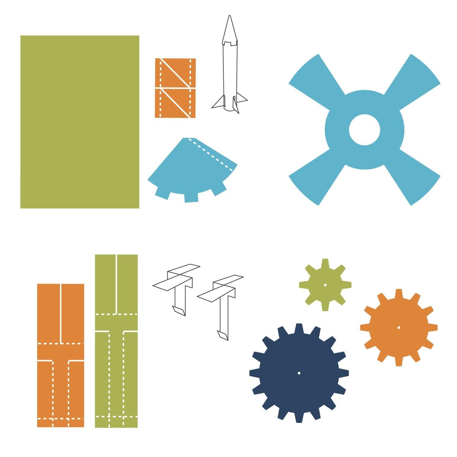 Image for AccuCut Science Manipulatives, Jumbo, Set of 4 Dies from School Specialty