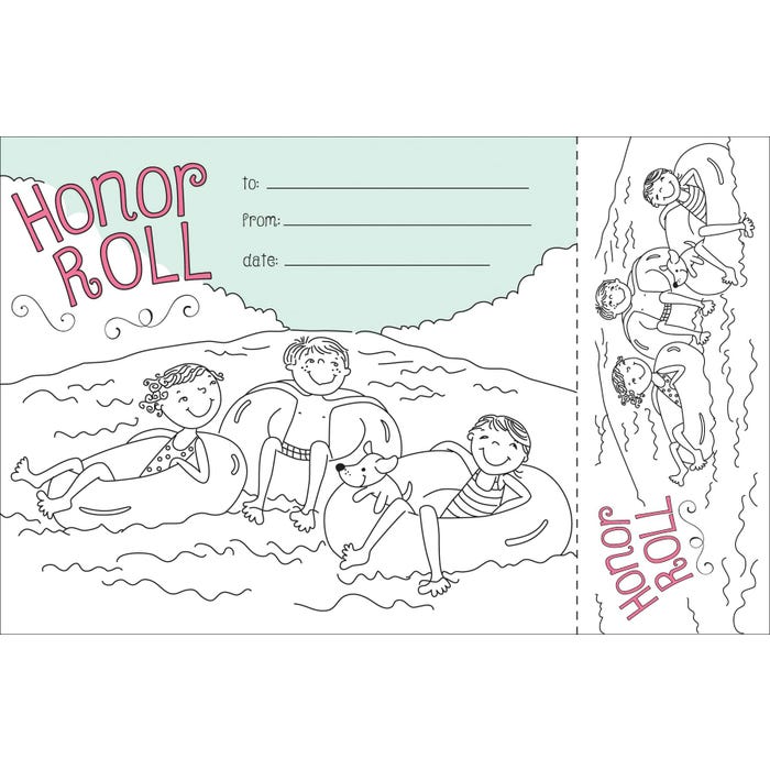 Barker Creek Color Me! Honor Roll Awards and Bookmarks Set , Pack of 30