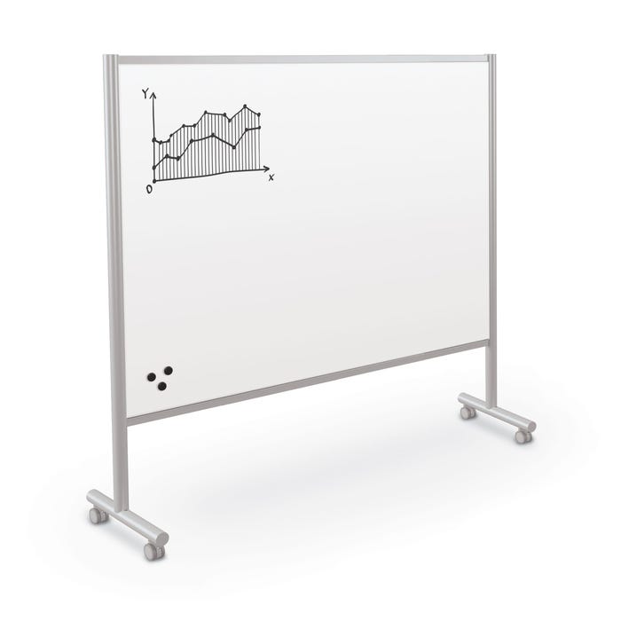 MooreCo Porcelain Markerboard, 48 x 68 Inches