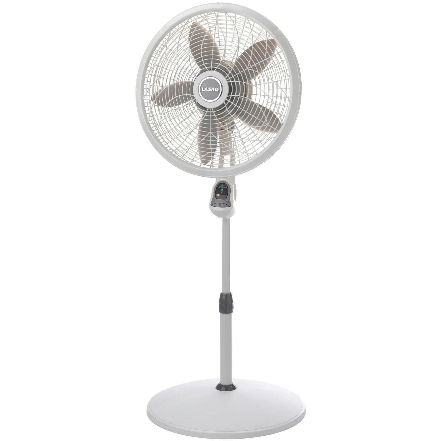 Image for Lasko Adjustable Elegance & Performance Pedestal Fan with Remote, 3-Speed, 18 Inches, White from School Specialty