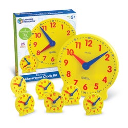 Learning Resources Classroom Clock Kit, Set of 25 367404