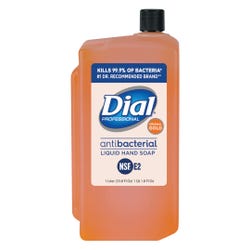 Dial Original Gold Antimicrobial Soap Refill, 33.8 oz (1L), Gold, Item Number 1573201