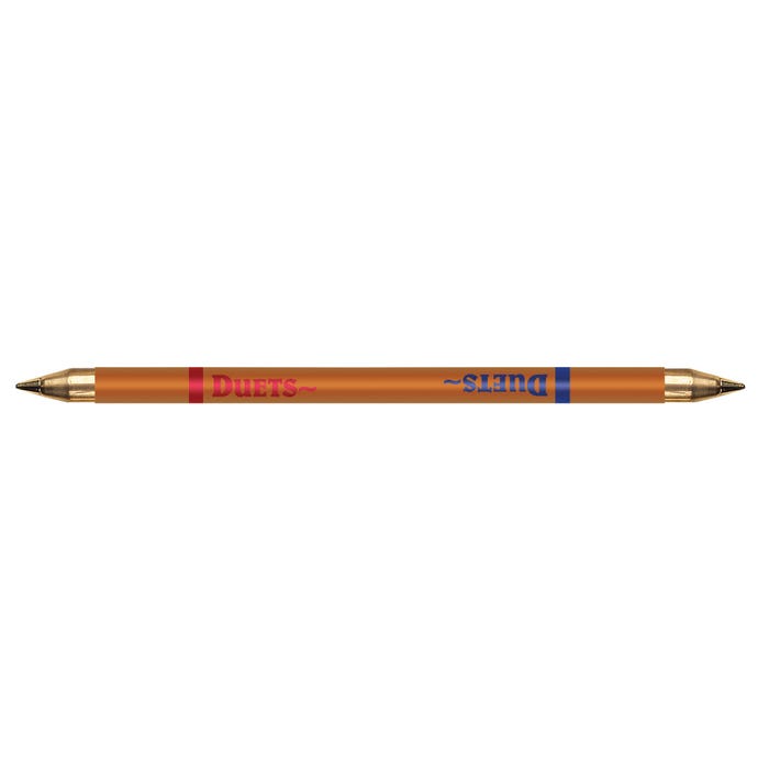 Musgrave Pencil Co. Duet Ballpoint Pens, Red and Blue, Pack of 12