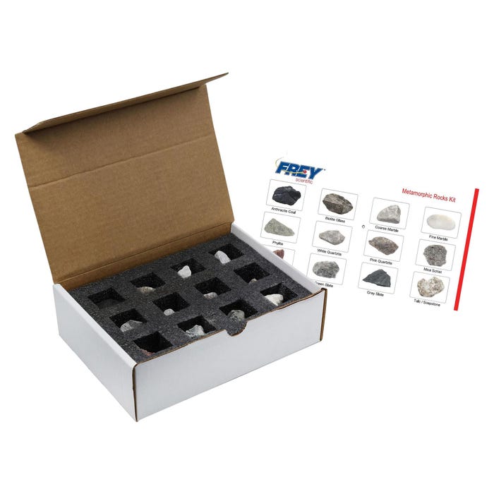Frey Scientific Introduction to Metamorphic Rocks, Set of 12