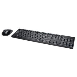 Kensington Pro Fit Low-Profile Wireless Desktop Set with Spill-Proof Keyboard with Multimedia Keys, Ambidextrous Mouse, Black 2136059