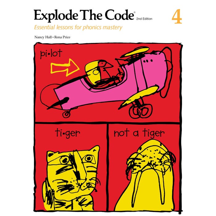 Explode The Code Book 4, Literacy & Phonics, 2nd Edition