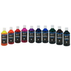 Sax Liquid Washable Watercolor Paint, 8 Ounces, Assorted Colors, Set of 10 1567861