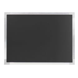 Flipside Aluminum Framed Dry Erase Board, Black Surface, 18 x 24 Inches 2003286