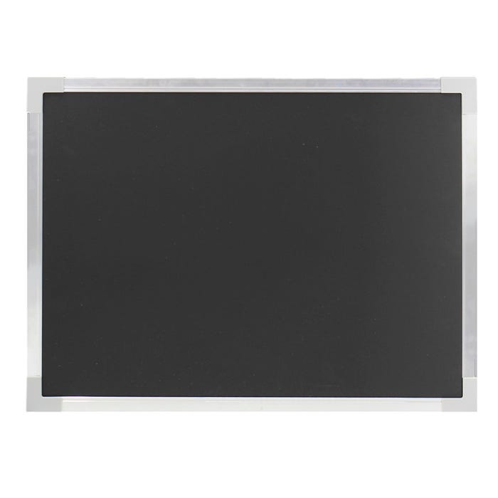 Flipside Aluminum Framed Dry Erase Board, Black Surface, 18 x 24 Inches
