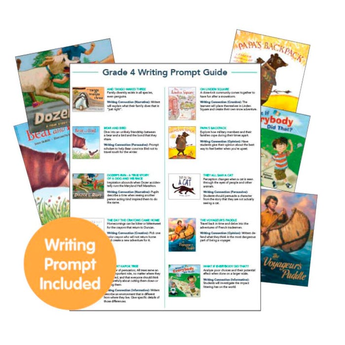 Achieve It! Read-Aloud Book Set with Writing Connector Prompts, Grade 4, Set of 11