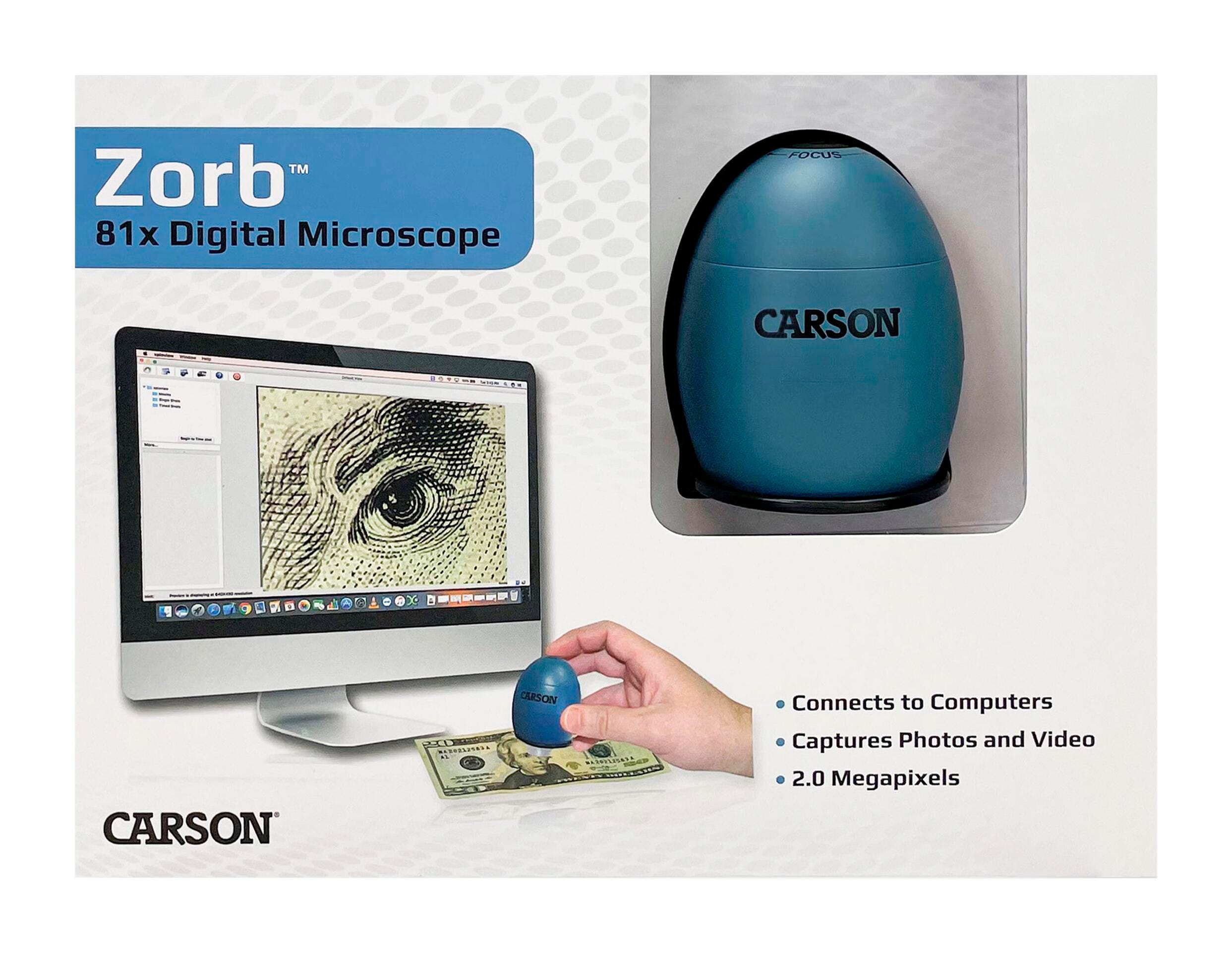 zOrb LED Lighted USB Digital Computer Microscope 2118718