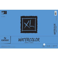 Image for Canson XL Watercolor Pad, Wireless, 12 x 18 Inches, 140 lb, 30 Sheets from School Specialty