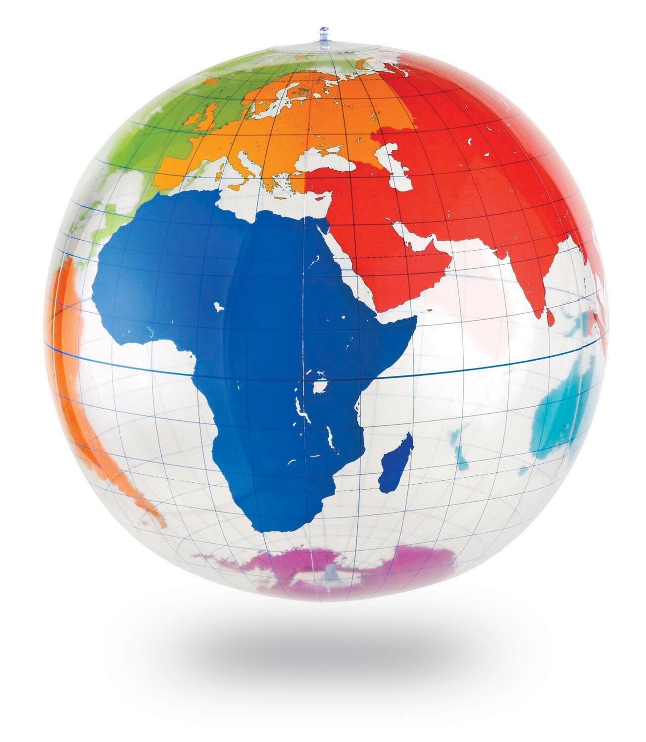 Learning Resources Inflatable Labeling Globe and Hanging Kit 1291223