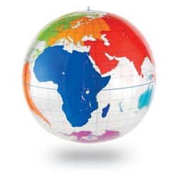 Learning Resources Inflatable Labeling Globe and Hanging Kit 1291223