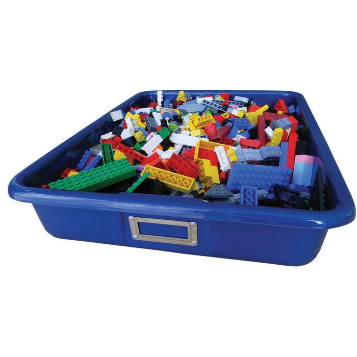 Shirley K's T-142 Storage Bin, 19 x 12-1/2 x 4-3/8 Inches, Blue