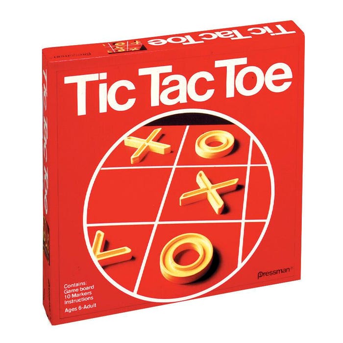 Pressman Tic Tac Toe Classic Game