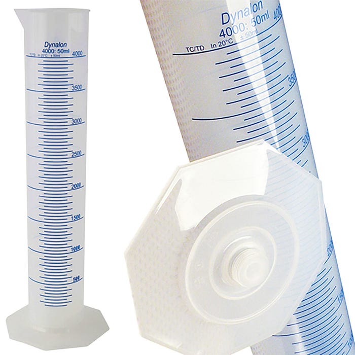 Dynalon PP Squat Graduated Cylinder, 100 x 2 mL