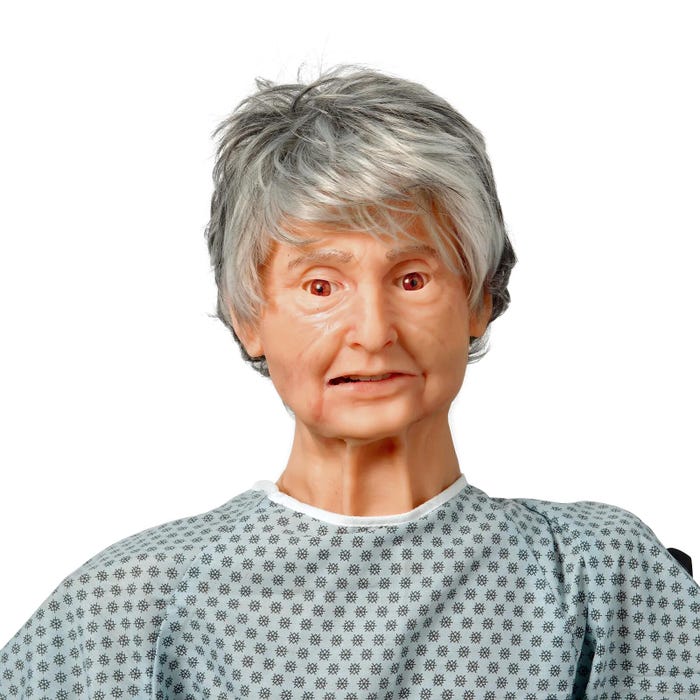 Nasco TERi Androgynous Geriatric Auscultation Patient Skills Trainer, Medium