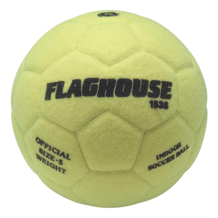 FlagHouse Indoor Soccer Ball, Size 4, Yellow