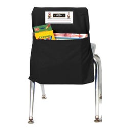 Seat Sack Elastic Back Storage Pocket, 12 to 17 Inches, Black 1372904