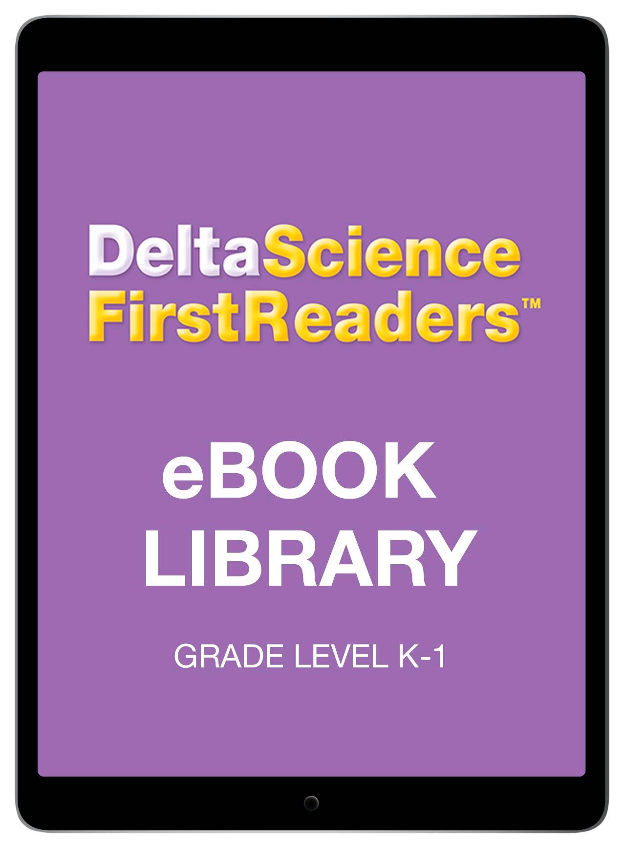 Delta Science First eBooks, 10 Titles, 1 Year Teacher License, Item Number 2090069