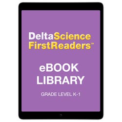 Delta Science First eBooks, 10 Titles, 1 Year Teacher License, Item Number 2090069
