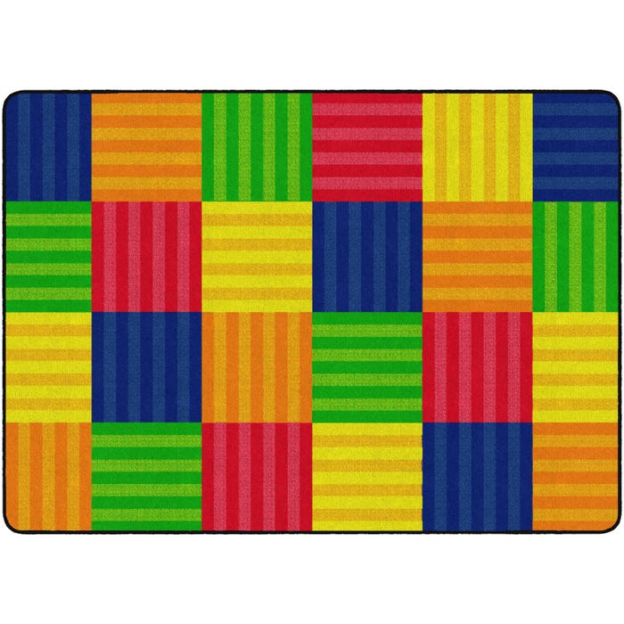Flagship Carpets Hash Tag Multi Carpet, Rectangle