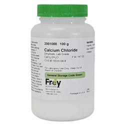 Frey Scientific Calcium Chloride Dihydrate, Lab Grade 100g 2001088