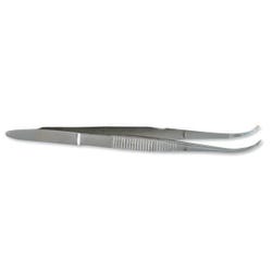 Frey Scientific Premium Grade Medium Point Forceps with Curved Tips, Item Number 583200