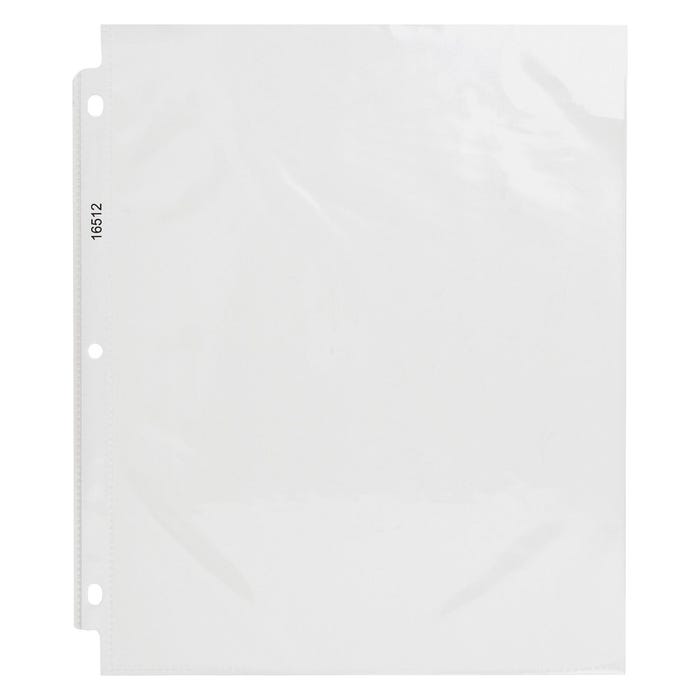 Business Source Sheet Protectors, Heavyweight, 3.3 Mil, Clear, Pack of 50