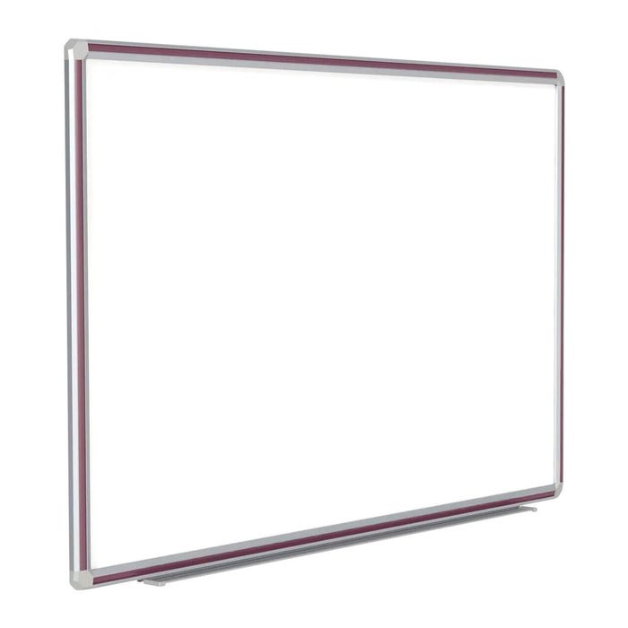 Ghent DecoAurora Magnetic Porcelain Whiteboard with Aluminum Frame
