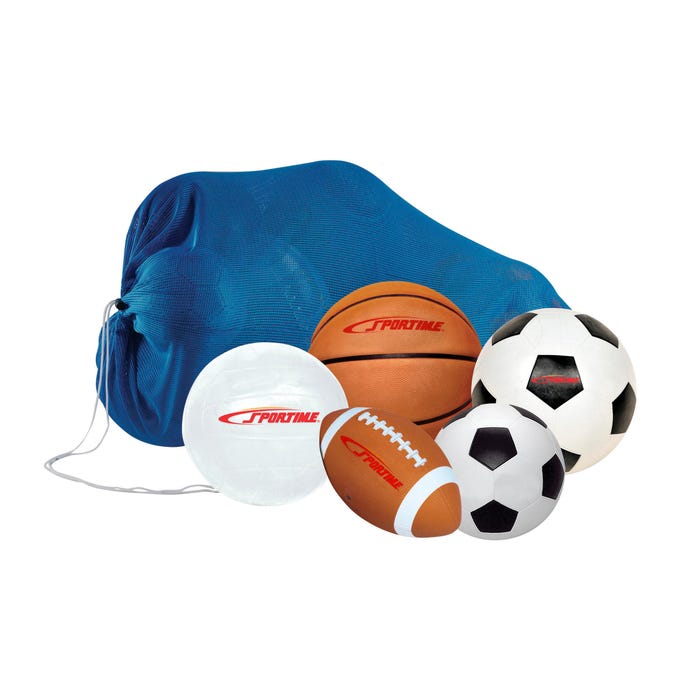 Sportime Ball Pack, Assorted, Set of 6