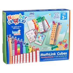 Hand2Mind Mathlink Cubes Numberblocks 11 to 20, Grades PreK to 1, Item Number 2097308
