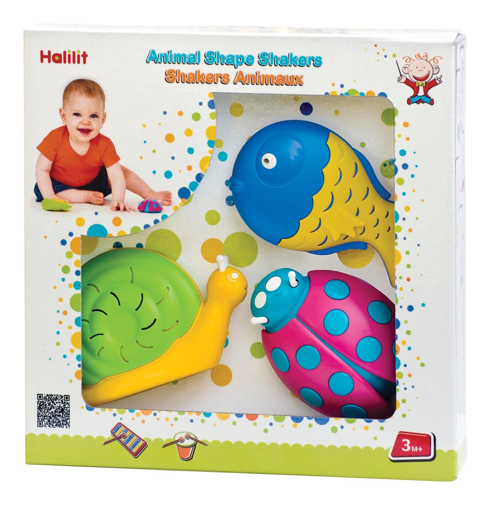 Edushape Animal Shape Shakers, Set of 3 2023497