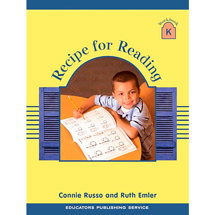 Recipe For Reading Workbook K for Reading Intervention & Phonics