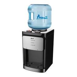 Avanti Countertop Water Dispenser, 5 Gallon, Black, Item Number 2049924