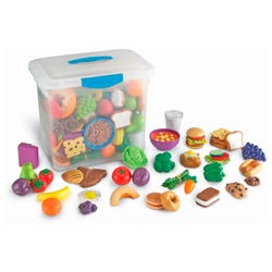 Learning Resources New Sprouts Classroom Play Food Set, 100 Pieces 1442700