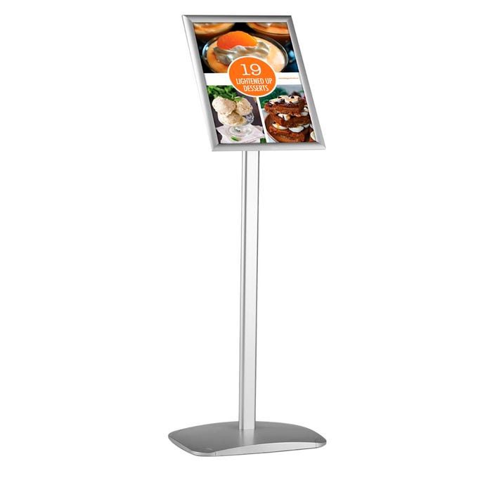 United Visual Products Snap Frame Floor Stand, 8-1/2 x 45 Inches