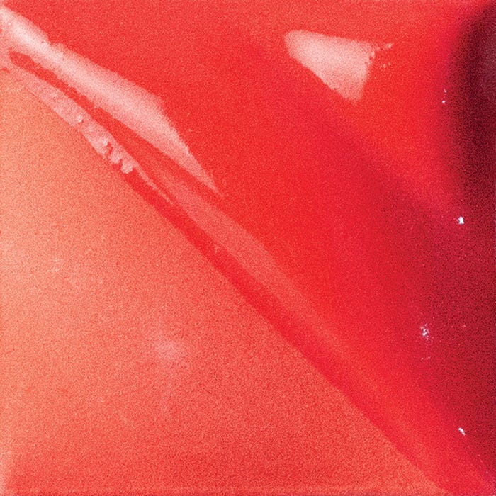 AMACO Velvet Underglaze, V-392 Blood Orange, Opaque, Pint