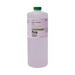 Frey Scientific Buffer Solution pH 5.00, 1L, Clear, Lab Grade 1515221
