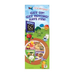 Image for Visualz Active Kids MyPlate Vinyl Banner, 24 x 63 Inches from School Specialty