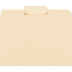 Smead File Folder, Letter Size, 1/3 Center Cut, Manila, Pack of 100
