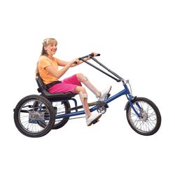 Low Rider Recumbent Trike, 3 Speed, Blue 2124855