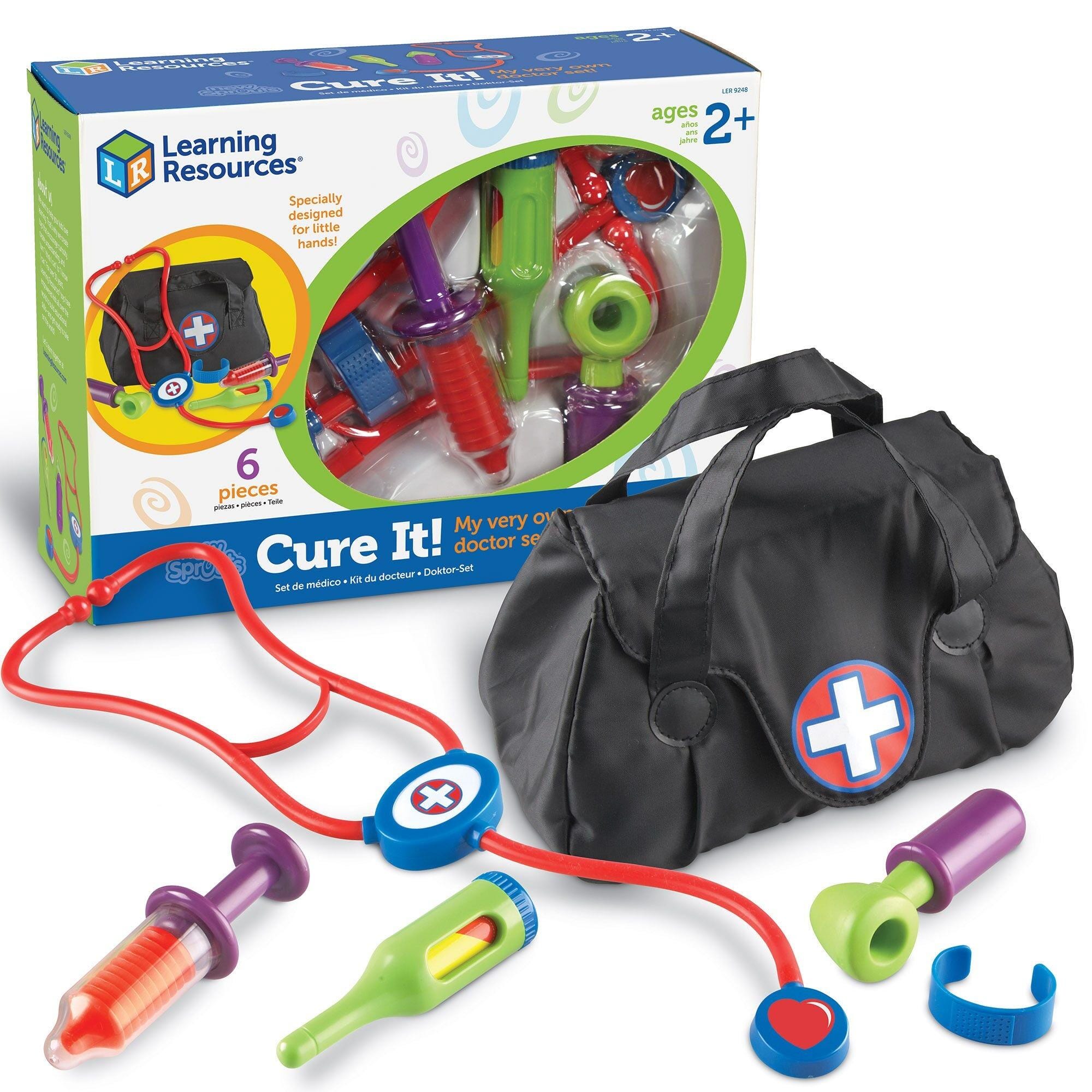 Learning Resources New Sprouts Cure It! My Very Own Doctor Set, 6 Pieces 1414469