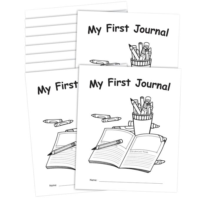 Teacher Created Resource My Own Books: My First Journal, Pack of 10