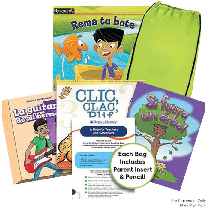 Achieve It! Take Home Bag Favorite Fiction Book Collection, Spanish, Grade K