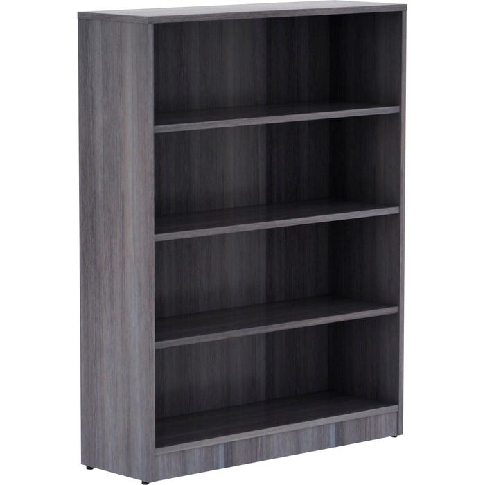 Classroom Select Laminate 4 Shelf Bookcase, 36 x 12 x 48 Inches, Weathered Charcoal