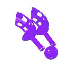 FlagHouse Scoop Ball Set, Purple